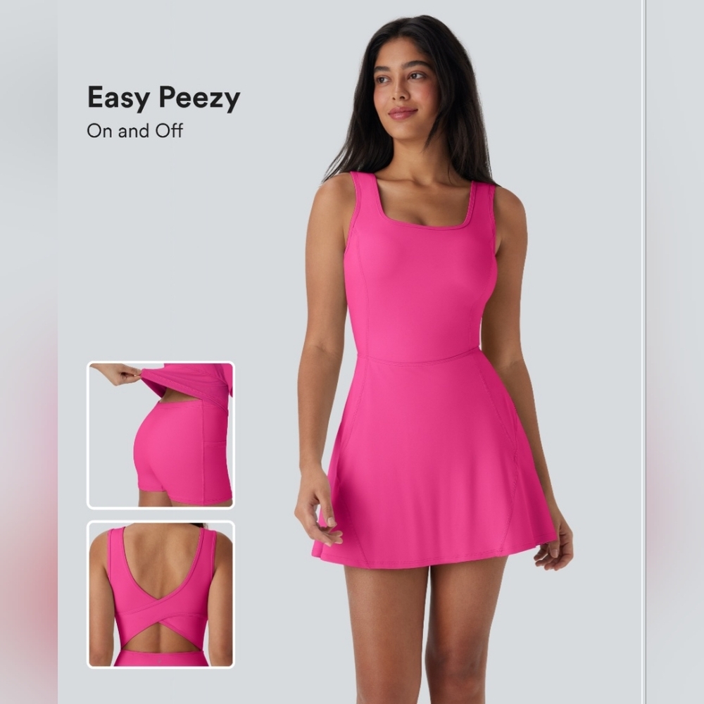 Halara Pink Active Dress